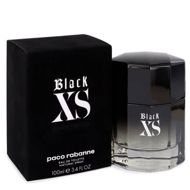 Black XS Men by Paco Rabanne Eau de Toilette Spray 1.7 Oz (50 Ml) (M)