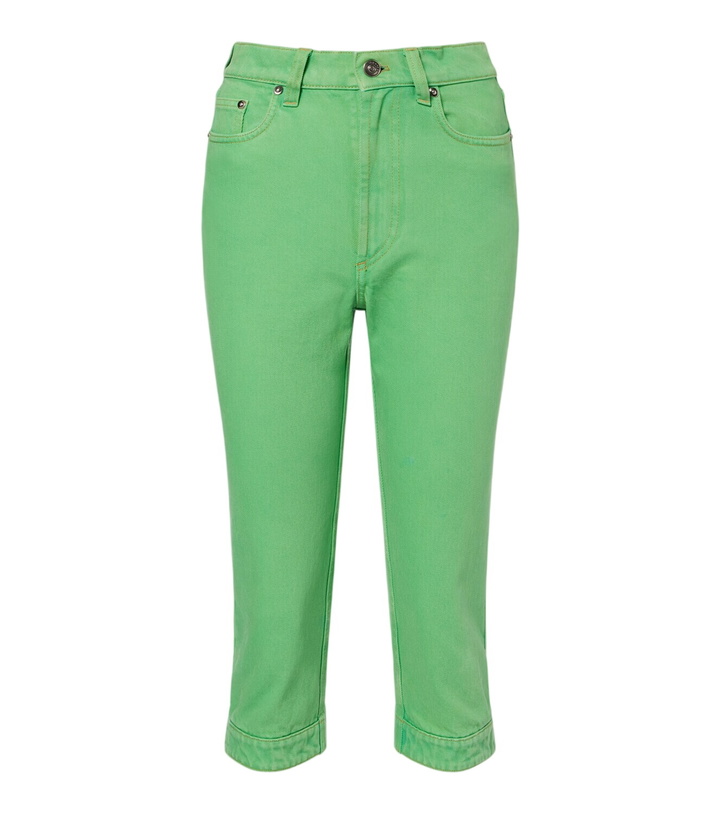 Photo: Versace High-rise capri jeans