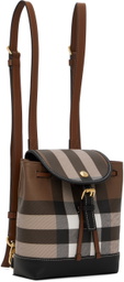 Burberry Brown Micro Backpack