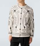 Bode Winter Garden cashmere cardigan