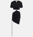 Nensi Dojaka - Cutout cotton jersey T-shirt dress