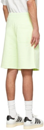 Y-3 Green Cotton Shorts