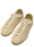 Jacquemus Les Tennis Textured Suede Sneakers Ivory