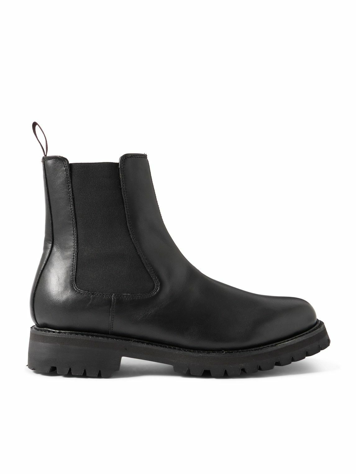 Grenson Leander Cap Toe Leather Boots Black Grenson