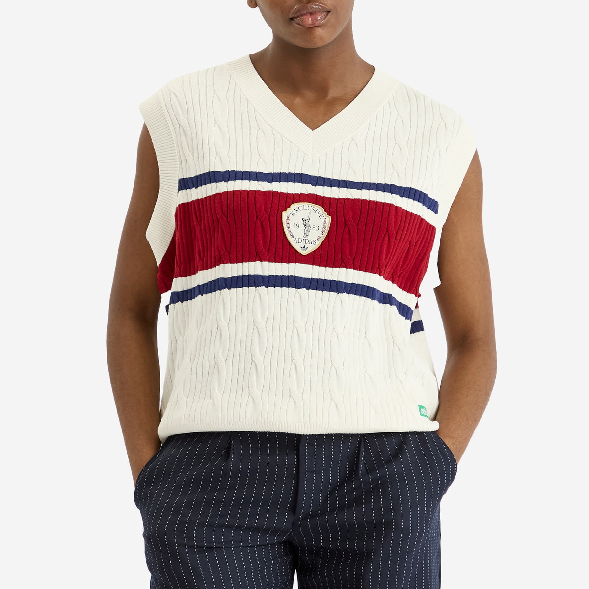 Adidas Women's Originals Retro Sports Vest in Off White