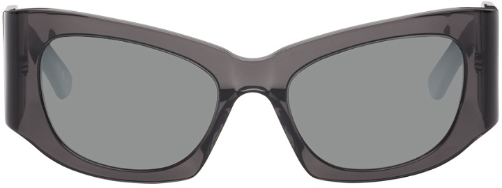 Photo: Balenciaga Gray Square Sunglasses