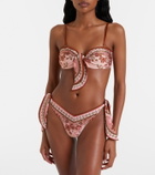 Zimmermann Aster printed bikini