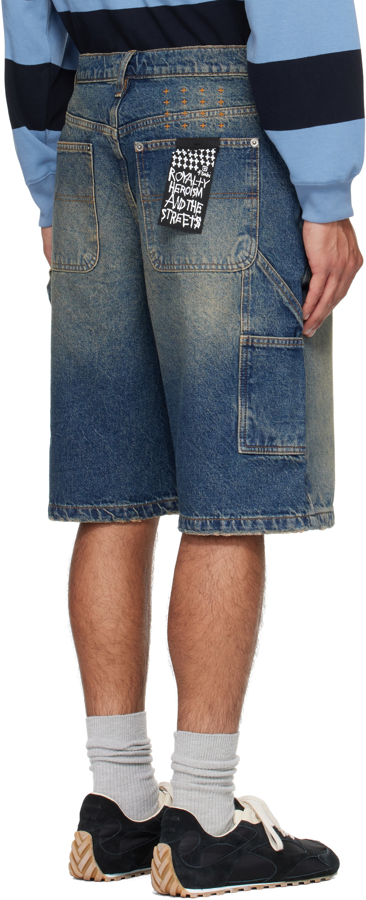 Ksubi Blue Maxx Operator Rodeo Denim Shorts