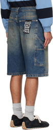 Ksubi Blue Maxx Operator Rodeo Denim Shorts