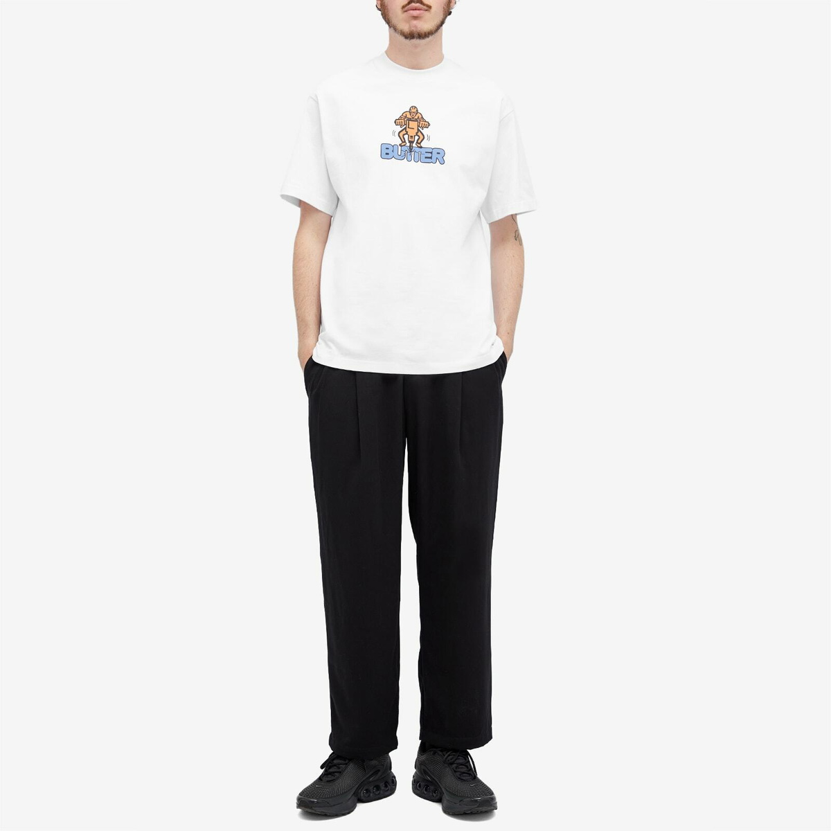 【BUTTER GOODS】Jack Hammer Tee - Black Butter Goods Men's Jack Hammer T-Shirt Black - Curated Menswear