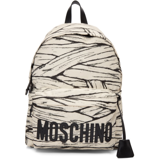 Photo: Moschino Off-White Large Mummy Backpack