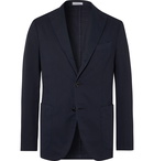 Boglioli - Navy K-Jacket Slim-Fit Unstructured Stretch-Cotton Twill Suit Jacket - Blue