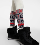 Perfect Moment Nordic intarsia wool leggings