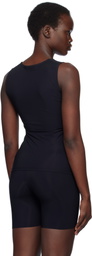 Jil Sander Black Nylon Tank Top