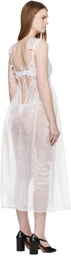 Cecilie Bahnsen White CBcamillia Midi Dress