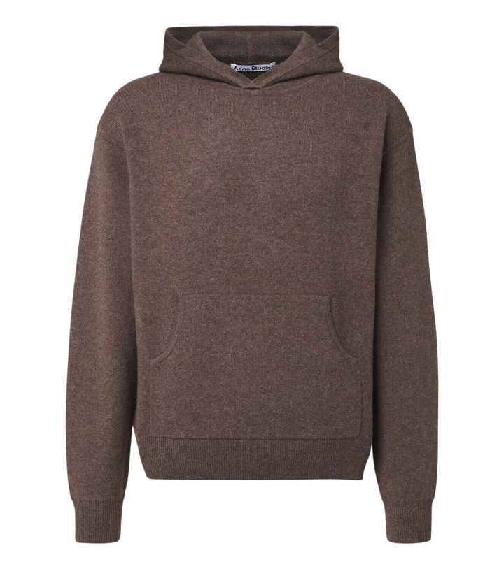 Photo: Acne Studios Knitted cashmere-blend hoodie