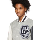 Opening Ceremony Grey OC Varsity Jacket