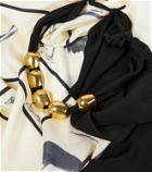 Bottega Veneta Printed silk scarf