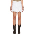 Isabel Marant Etoile White Daneen Miniskirt
