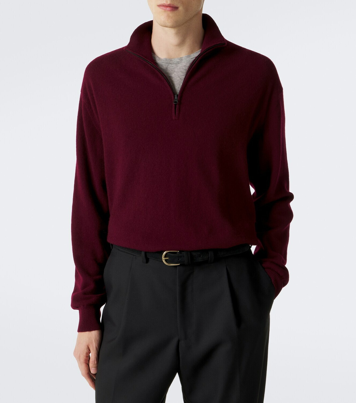 Lisa Yang Augustus cashmere half-zip sweater