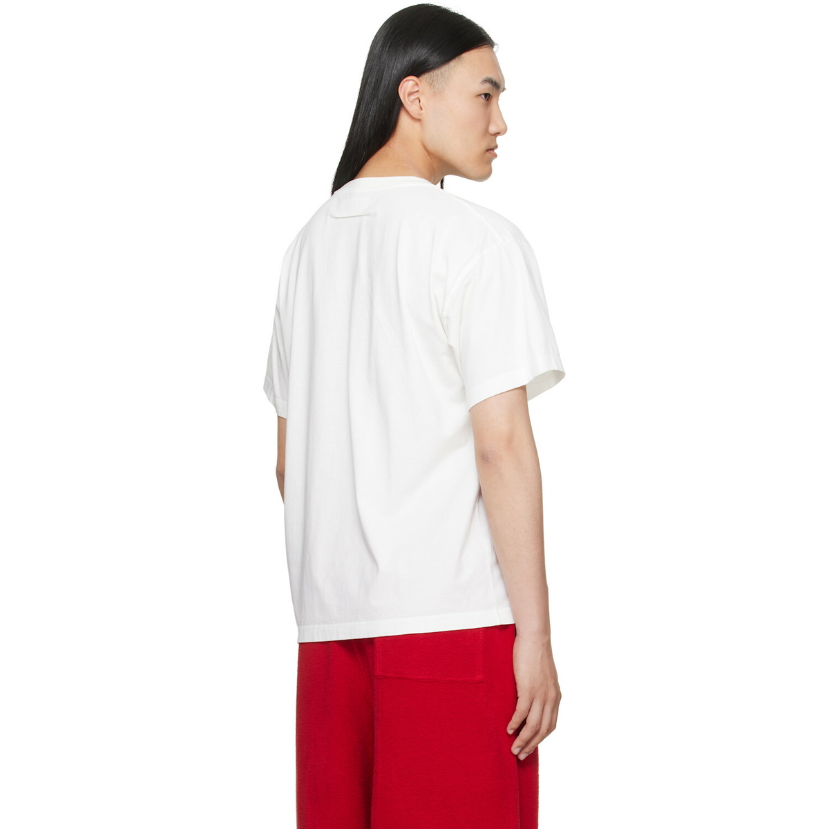 MM6 Maison Margiela Off-White Overdyed Jersey T-shirt