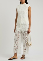 Lug Von Siga Linda Broderie Anglaise top Off White