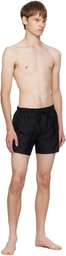 Balmain Black Monogram Swim Shorts