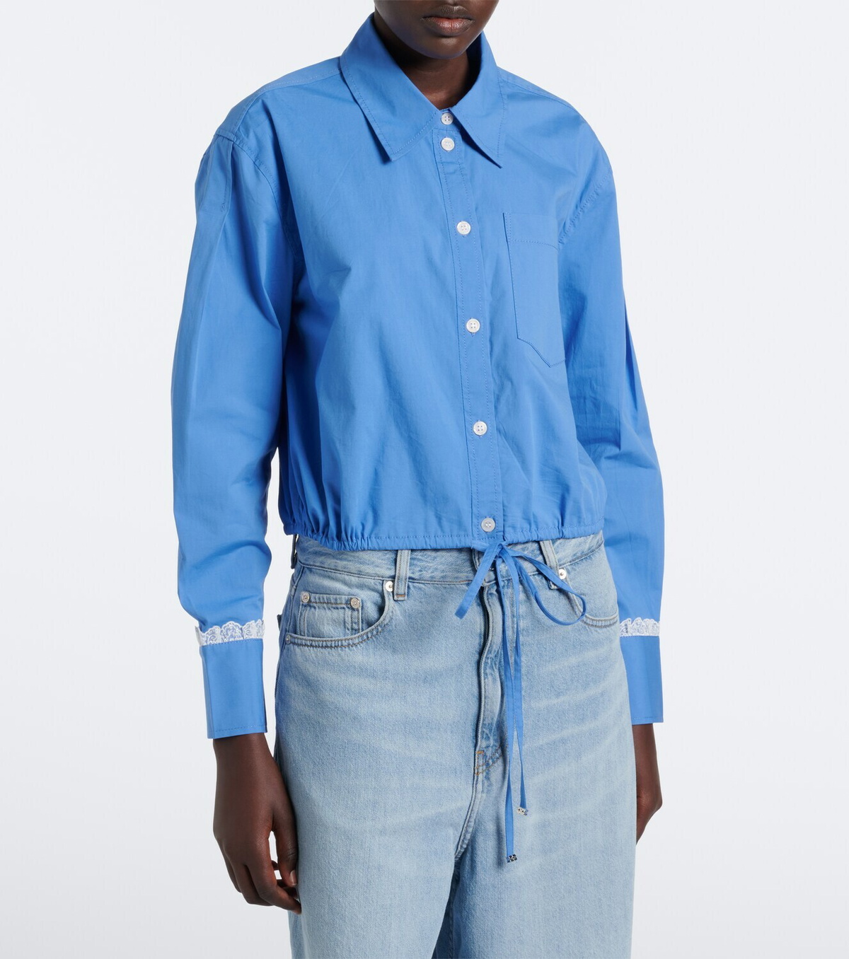 Ganni Cotton-blend shirt