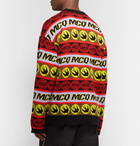 McQ Alexander McQueen - Logo-Jacquard Cotton Sweater - Multi