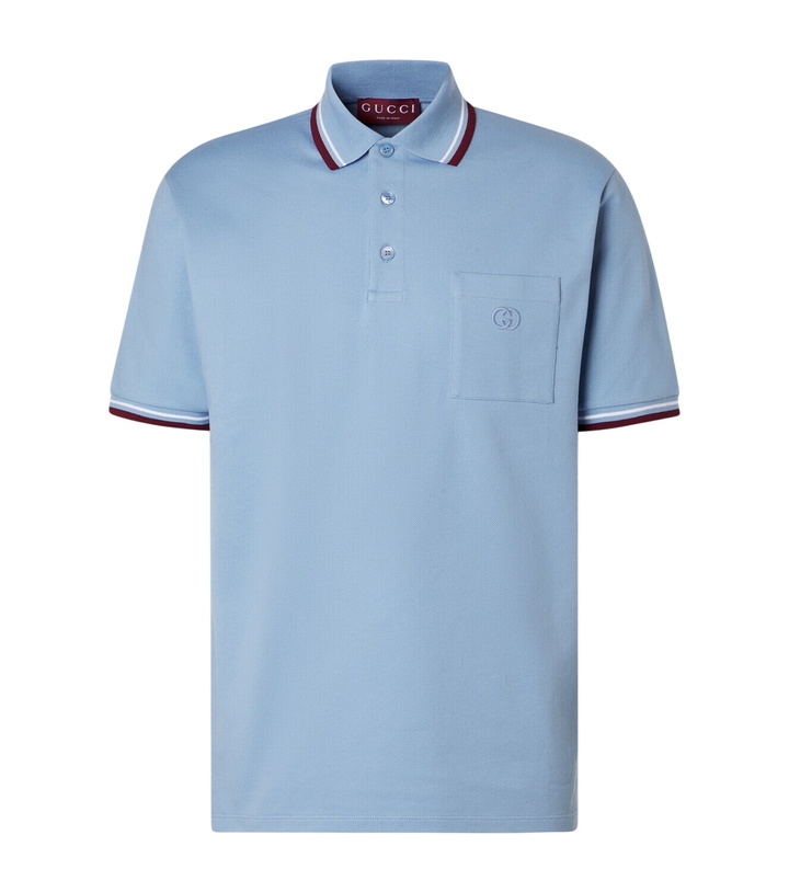 Photo: Gucci Cotton-blend piqué polo shirt