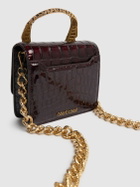 ROBERTO CAVALLI Small Roar Croc Embossed Bag