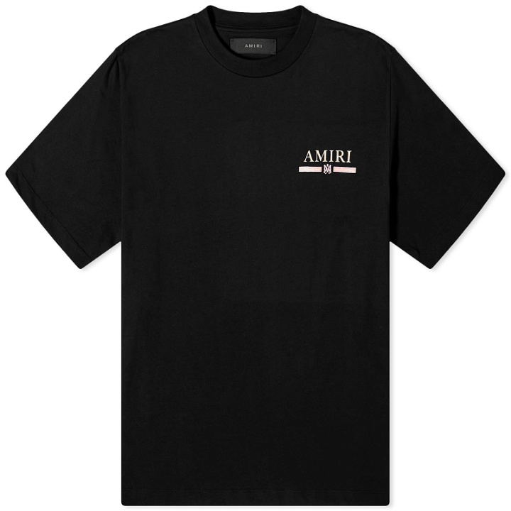 Photo: AMIRI Men's Watercolour Bar T-Shirt in Black