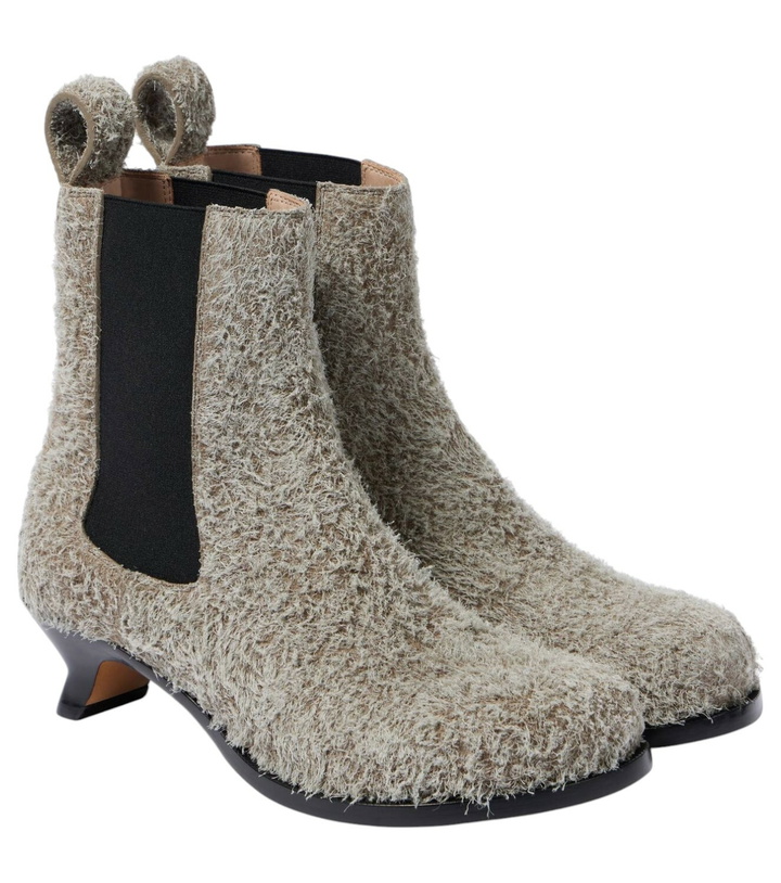 Photo: Loewe Campo Chelsea suede ankle boots