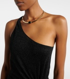 Oséree Lumière gathered midi dress