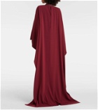 Roland Mouret Caped crystal-embellished gown