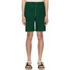 Homme Plisse Issey Miyake Green Mesh Colorful Shorts