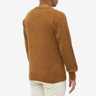 Kestin Men's Brushed Shetland Crew Knit in Rust