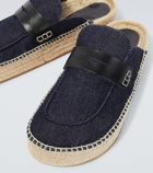 JW Anderson - Denim slippers