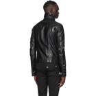 Rick Owens Black Leather Bauhaus Jacket