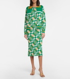 Dodo Bar Or Geometric jacquard cardigan