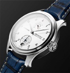 Bremont - Supersonic Limited Edition Hand-Wound 43mm White Gold and Alligator Watch - Silver