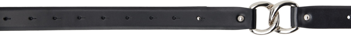 Toga Pulla Black Ring Chain Belt
