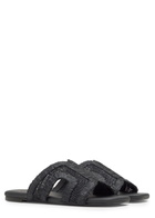Castañer Philipa Raffia Sandals Black