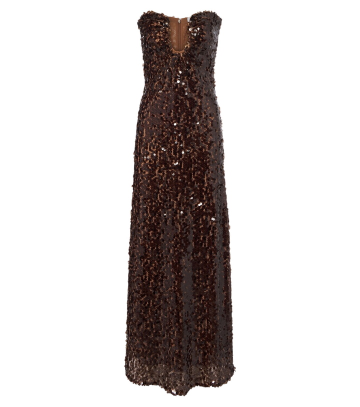Photo: Christopher Esber Opaline sequined bustier gown