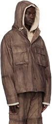 Deadwood Brown Kodiak Leather Jacket
