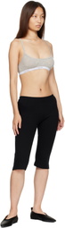 Calvin Klein Collection Gray Sienna Deconstruced Bra