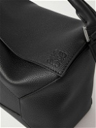 Loewe - Puzzle Edge Large Logo-Debossed Full-Grain Leather Messenger Bag