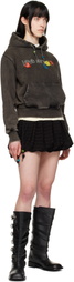 Andersson Bell Black 'Love' Dyed Hoodie