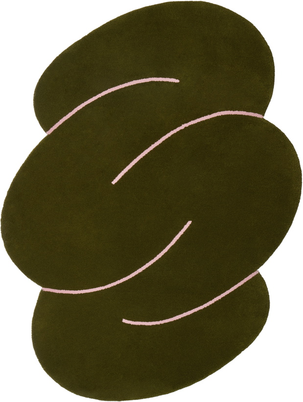 Photo: Okej Green Moss Squiggle Rug