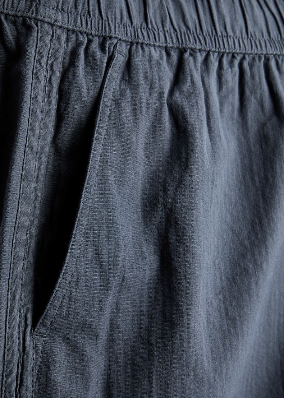 Paige Teague Cotton Shorts Navy
